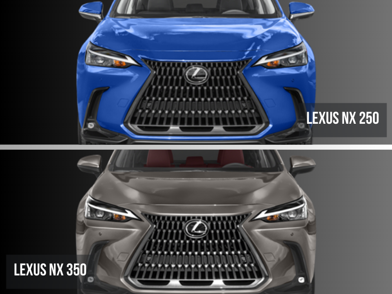 Lexus NX 250 vs NX 350